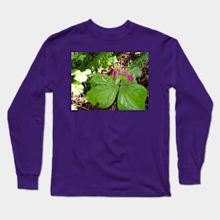 purple trillium #3 Long Sleeve T-Shirt